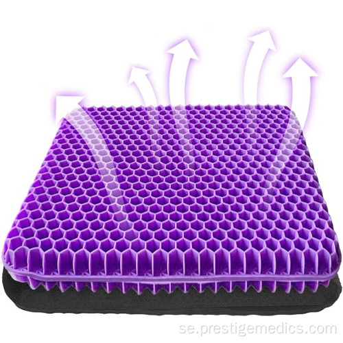 TPE Gel Purple Seat Cushion